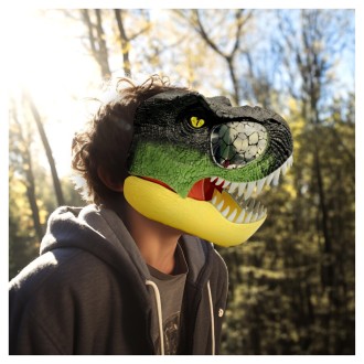 Maska ​​dinosaura se zvukovými a světelnými efekty