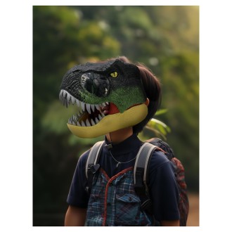 Maska ​​dinosaura se zvukovými a světelnými efekty