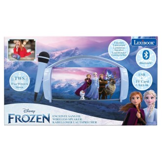 Reproduktor s mikrofonem Boombox Ledové království