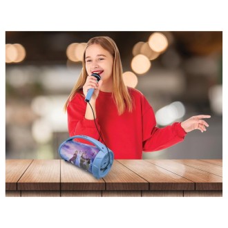 Reproduktor s mikrofonem Boombox Ledové království