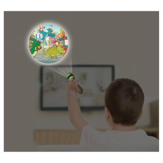 Baterka s projektorem Dinosaurus – Dárková sada s figurkami