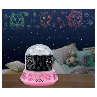 Noční projektor s reproduktorem Gábinin kouzelný domek