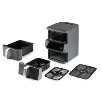 Dvojitá horkovzdušná fritéza 3,5+6,5 l - DOMO DO549FR