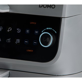 Dvojitá horkovzdušná fritéza 3,5+6,5 l - DOMO DO549FR