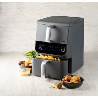 Dvojitá horkovzdušná fritéza 3,5+6,5 l - DOMO DO549FR