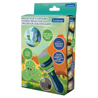 Baterka s projektorem Dinosaurus