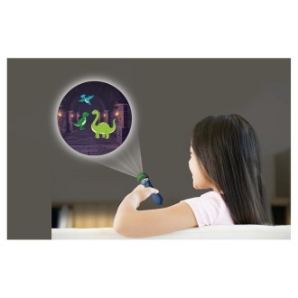 Baterka s projektorem Dinosaurus