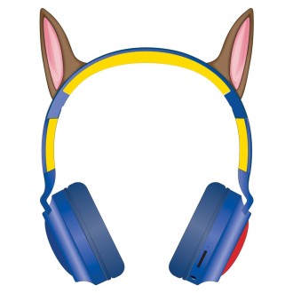 Svítící bezdrátová sluchátka Tlapková patrola