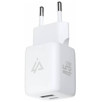 iPEAX GaN Síťová nabíječka 45 W, 1x USB-C a 1x USB-A bílá
