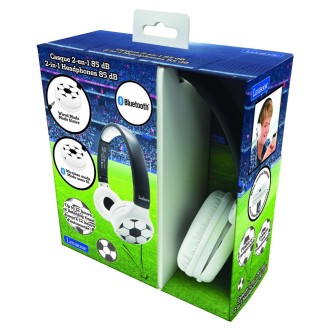 Skládací bezdrátová sluchátka Fotbalová edice