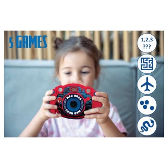 HD kamera a fotoaparát v jednom s SD kartou Spider-Man