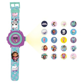 Digitální promítací hodinky Gábinin kouzelný domek