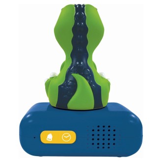 Budík s nočním 3D světlem Dinosaurus