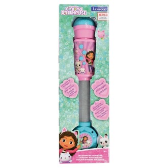 Svítící trendy mikrofon Gábinin kouzelný domek s melodiemi