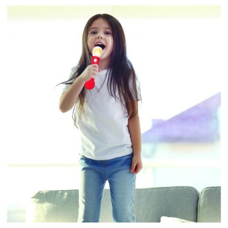 Svítící mikrofon Kouzelná Beruška s melodiemi