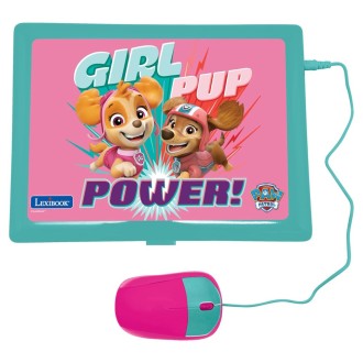 Francouzsko-anglický růžový notebook Tlapková patrola