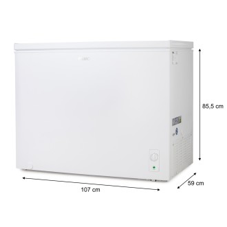 Pultový mrazák 2v1 - 293 litrů - bílá - PRIMO PR188DVK