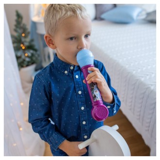 Svítící mikrofon Ledové království s melodiemi