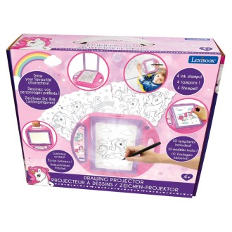 Kreslící projektor Jednorožec se šablonami a razítky