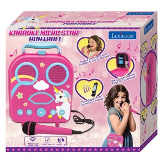 Přenosné Karaoke Jednorožec Bluetooth