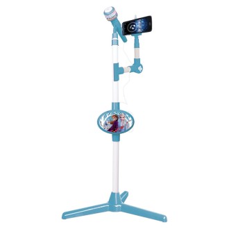 Mikrofon se světelným stojanem a reproduktorem Disney Frozen