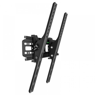 DeTech Náklopný držák na TV 26–55" na stěnu - černá