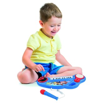 Zábavné elektronické klávesy Tlapková Patrola s mikrofonem - 22 kláves