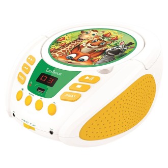 Přenosný Bluetooth CD přehrávač Zvířata se světelnými efekty