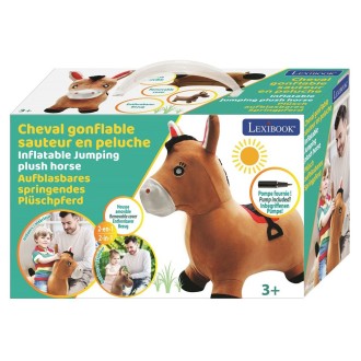 Nafukovací plyšový skákací kůň