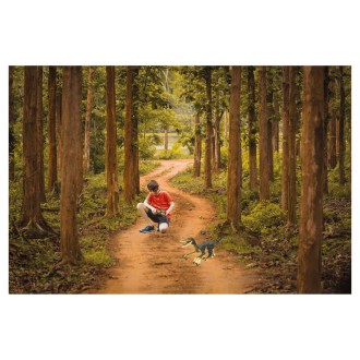 Dinosaurus na dálkové ovládání s realistickými zvukovými efekty