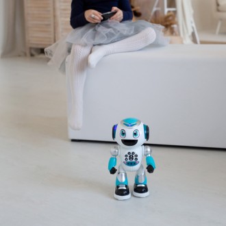 Mluvící robot Powerman Advanced se světelnými efekty, dálkové ovládání
