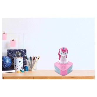 Reproduktor Bluetooth se svítící figurkou jednorožce