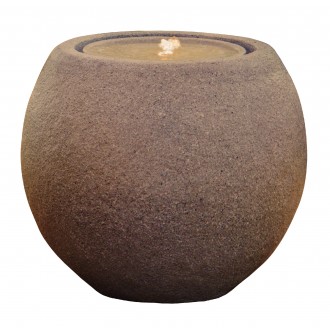 Fontána Heissner BALL LED, rusty