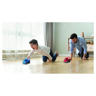 Sada policejního a hasičského auta z bioplastu 10 cm