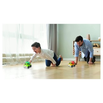 Sada stavebních aut z bioplastu 18 cm