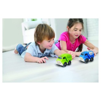 Sada nákladních aut z bioplastu 18 cm