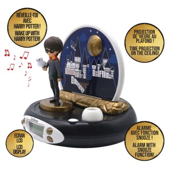 3D budík s projektorem Harry Potter
