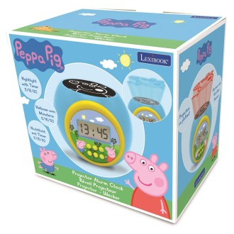 Dětský budík Prasátko Peppa s projektorem