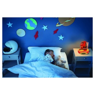 Dětský budík Avengers Iron Man s rádiem a projektorem