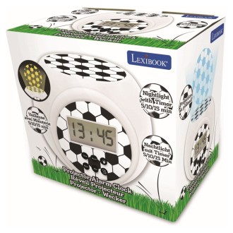 Dětský budík Fotbalová edice s projektorem