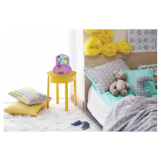 Dětský budík Disney Princess s rádiem a projektorem