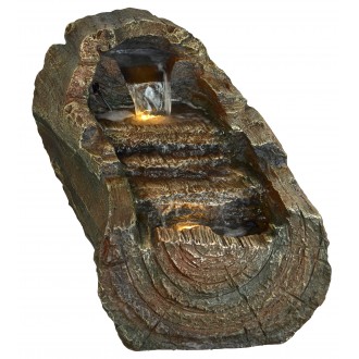 Fontána Heissner TREE TRUNK LED 2, kmen stromu