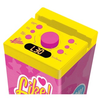 Výkonný Bluetooth věžový reproduktor s mikrofonem a světelnými efekty