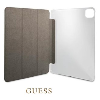 Guess Saffiano Folio Pouzdro pro iPad Pro 12.9 Gold