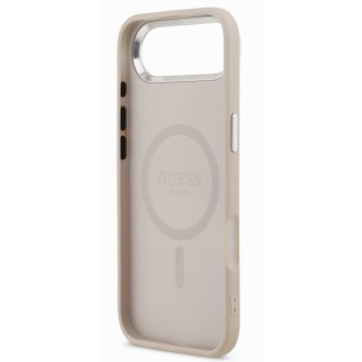 Guess zadní kryt pro iPhone Air, PU Saffiano MagSafe - růžová