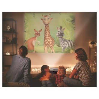 Mini domácí kino - projektor pro sledování filmů, obrázků a her