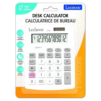 12 místná kapesní kalkulačka solární s baterií