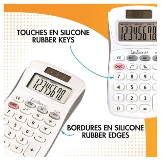 8 místná kapesní kalkulačka solární