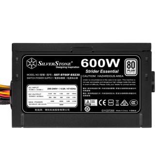 SilverStone Strider Essential 600W 80 PLUS – ATX napájecí zdroj