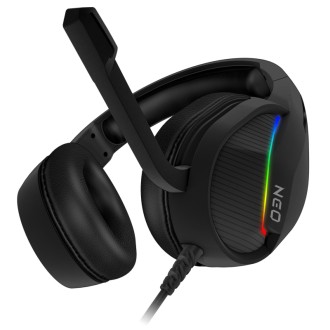 Connect IT NEO herní sluchátka s mikrofonem, Jack + USB - černá